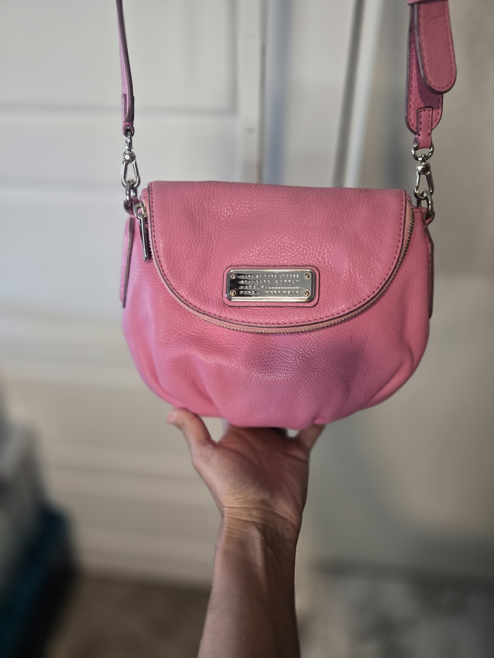 Pink Leather Crossbody Bag - Marc by Marc Jacobs Style